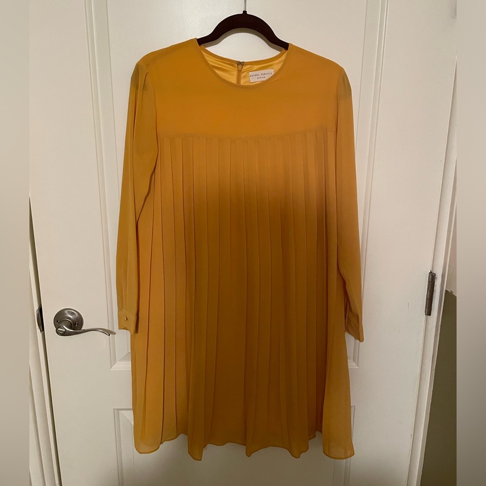 Rachel Parcell, Mustard Dress, Size Medium